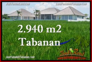 Magnificent TABANAN BALI 2,940 m2 LAND FOR SALE TJTB265