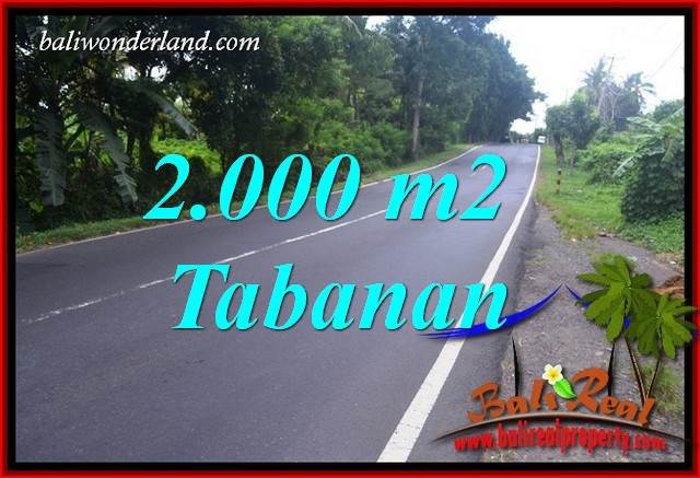 Exotic 2,000 m2 Land for sale in Tabanan Selemadeg TJTB398