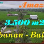3,500 m2 LAND FOR SALE IN Marga Tabanan BALI TJTB577